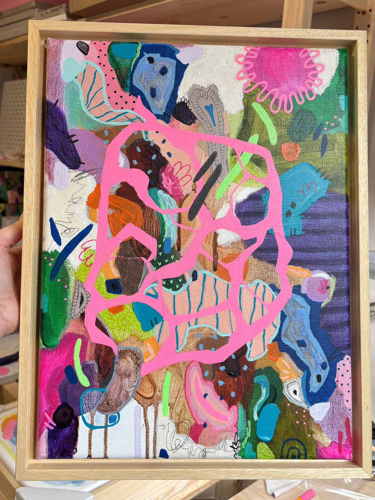 Let me introduce myself / 30x40 cm