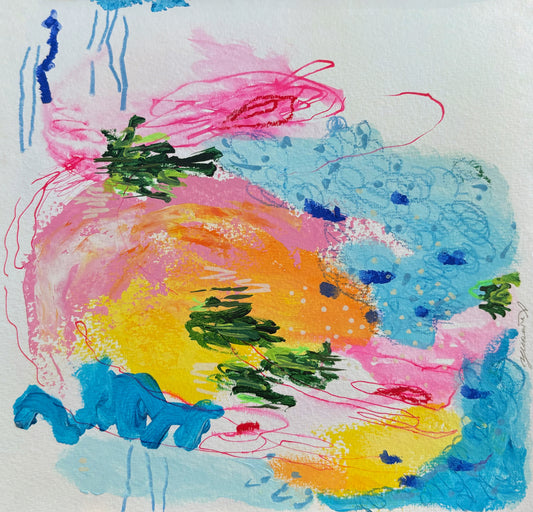 Madeira. Clouds on Ocean. / 30x30 cm
