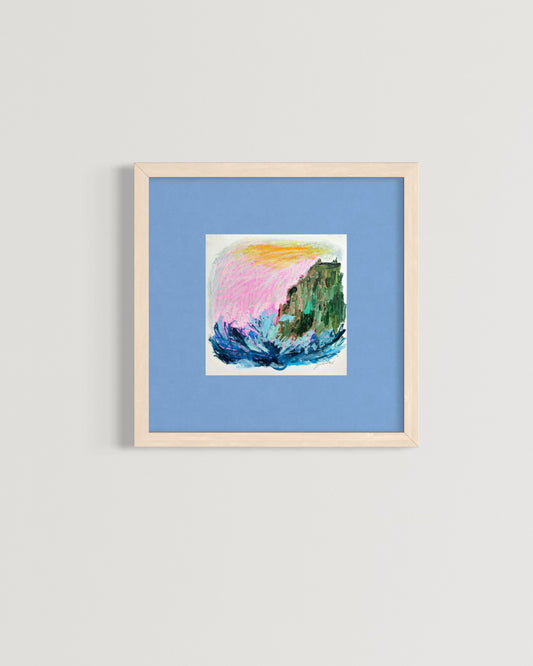 Madeira. Clouds. Mountains. Sun. / 30x30 cm