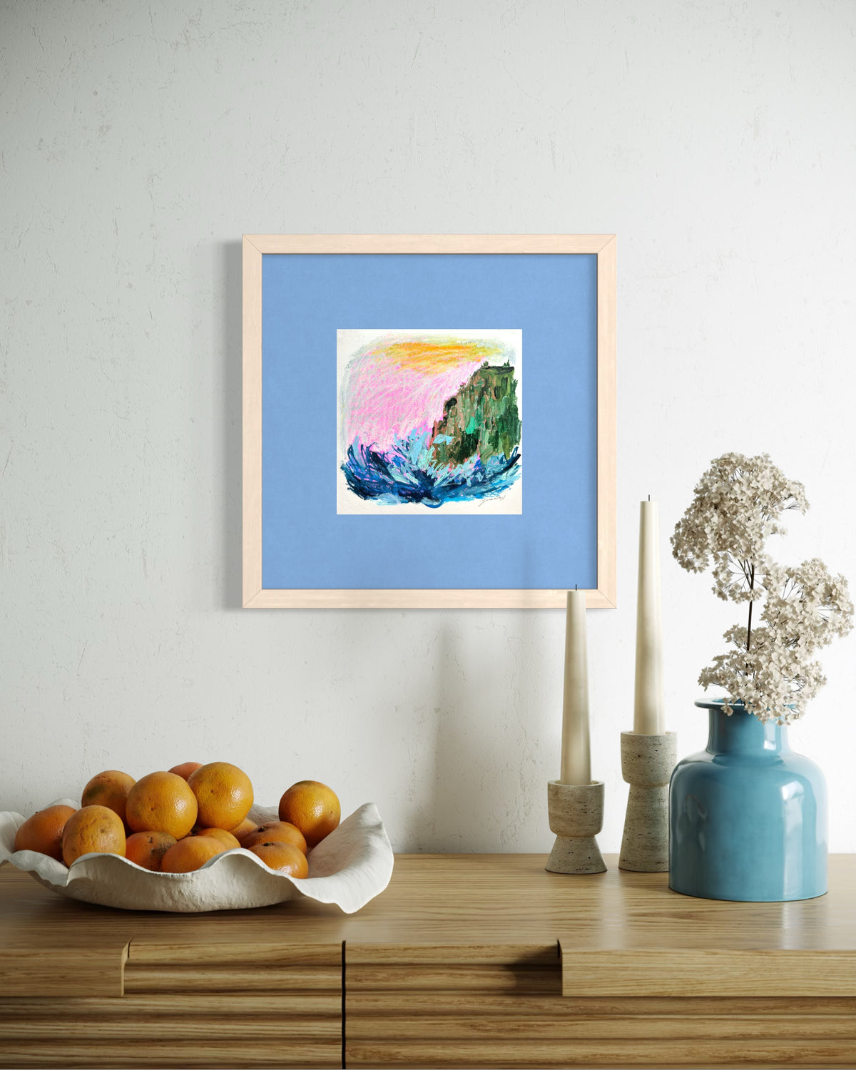 Madeira. Clouds. Mountains. Sun. / 30x30 cm